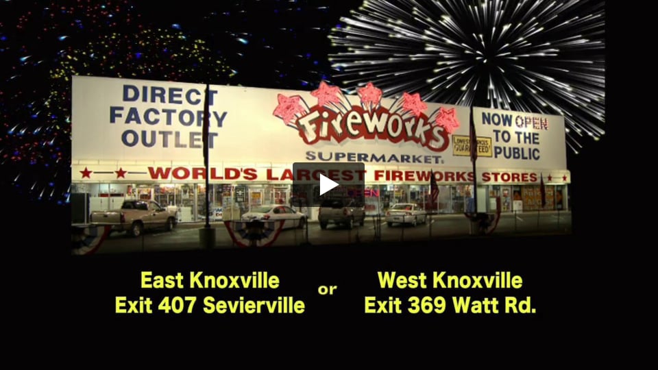 Fireworks Supermarket Knoxville Televison Commercial by Connell Agency